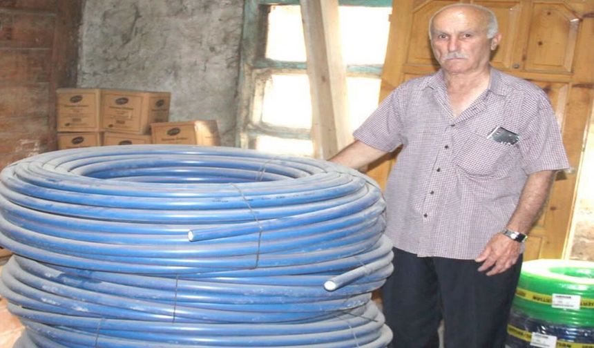 Kastamonu'da hortumları çaldılar: Köylüler susuz kaldı!