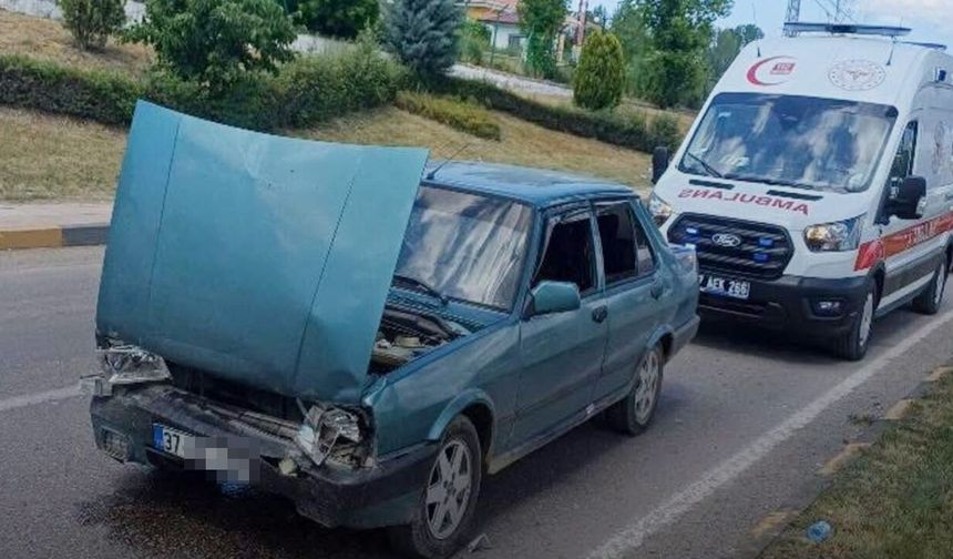 Taşköprü çevre yolunda trafik kazası