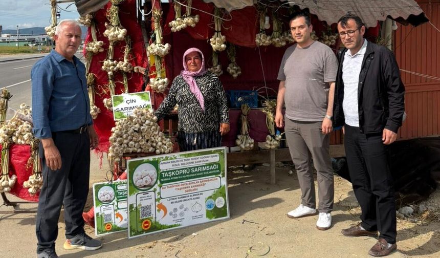 Taşköprü sarımsağı için sahada yoğun denetim: Taklit ürünlere geçit yok