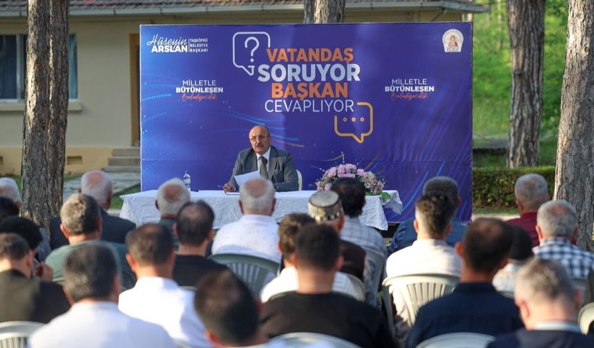 Taşköprü’de 'Vatandaş Soruyor Başkan Cevaplıyor' programı düzenlendi