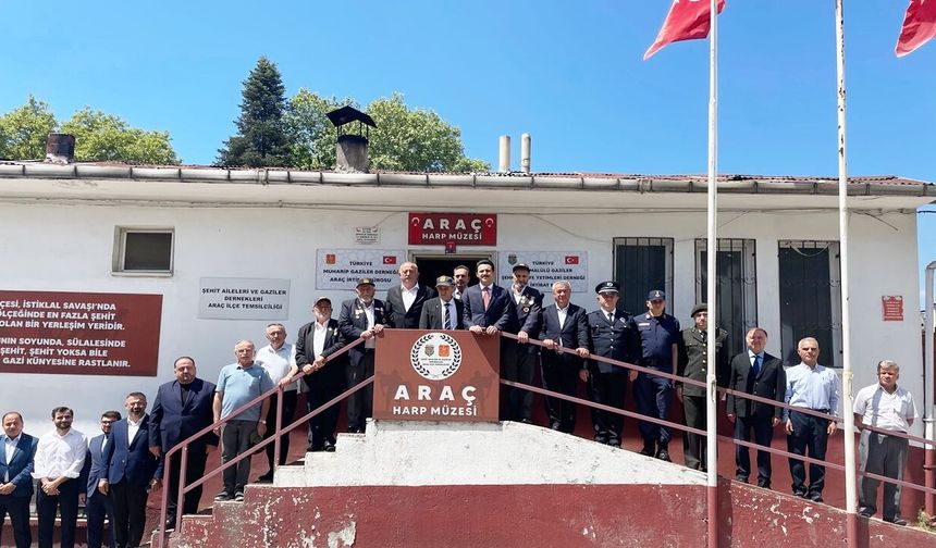 Araç’ta gazi ve şehit ailelerine vefa