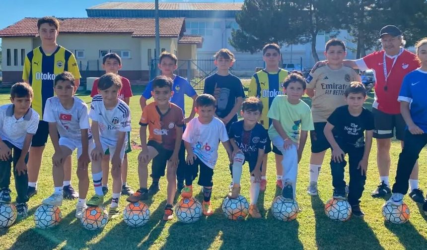 Daday’da Yaz Futbol Okulu başladı: Çocuklar sporla gelişiyor