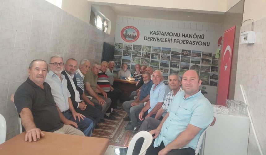 Hanönü Dernekler Federasyonu'nda birlik ve beraberlik buluşması