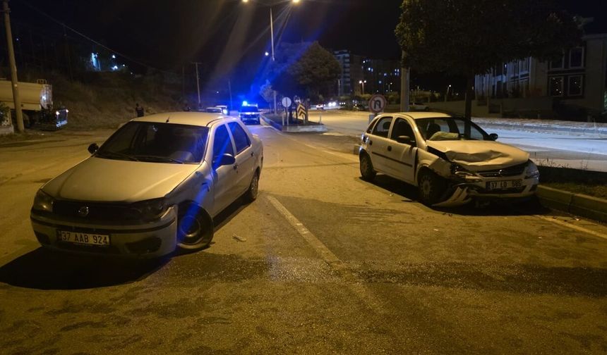 Hanönü'nde korkutan kaza! 2 kişi yaralandı