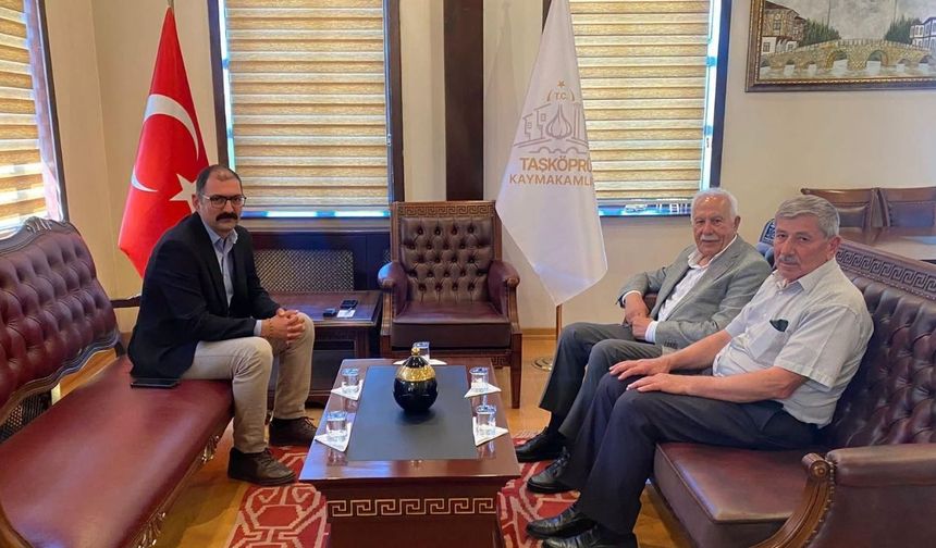 Kastamonulu eski Bakan Başesgioğlu’ndan Kaymakam Demirdağ’a ziyaret