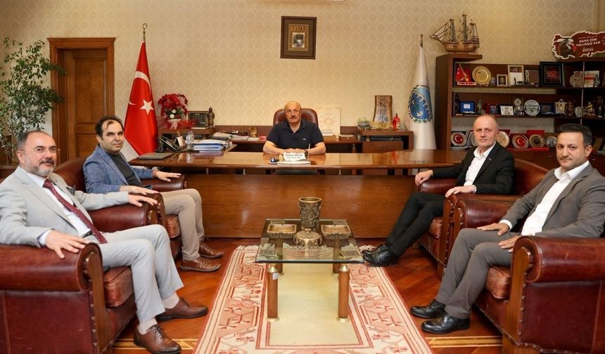 MÜSİAD heyetinden Taşköprü Belediye Başkanı Arslan’a ziyaret