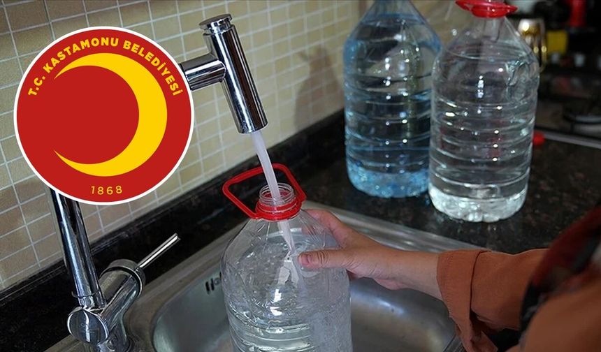 Kastamonu'da musluk suyunda koku şikâyeti: Belediyeden açıklama geldi