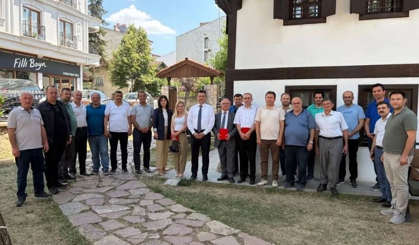 Taşköprü eğitim camiasında duygusal veda