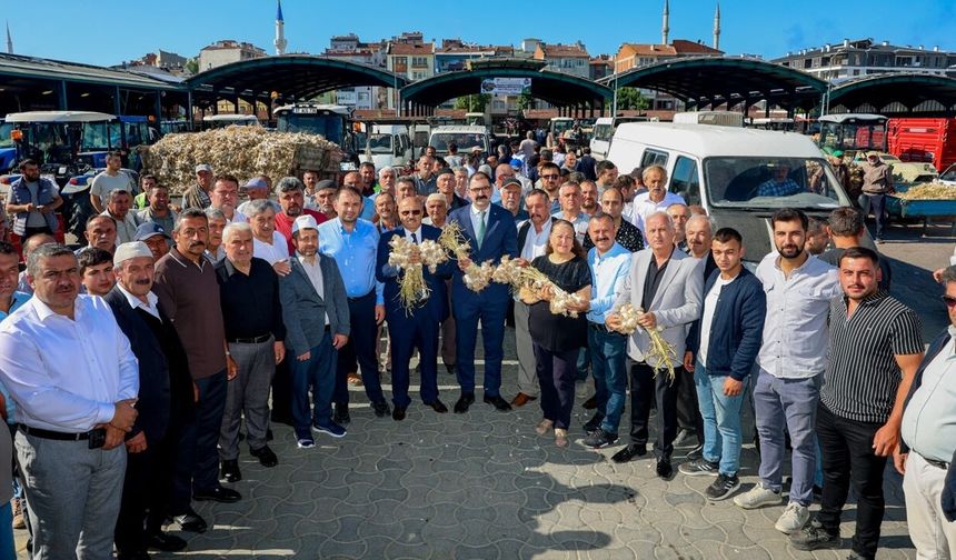 Taşköprü Sarımsak Pazarı dualarla açıldı