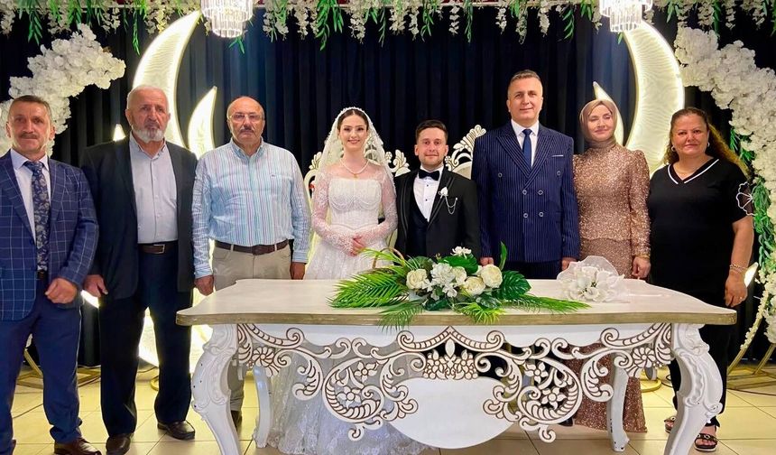 Taşköprü’de Hasan Can ve Serra çifti dünyaevine girdi