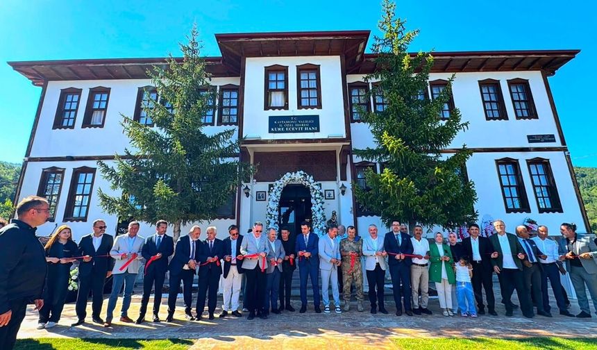 Kastamonu'da tarihi dokunuş: Ecevit Hanı turizme kazandırıldı
