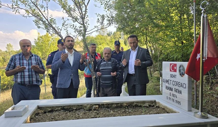 Hanönü Kaymakamı Alper Uslu'dan şehit ailesine anlamlı ziyaret