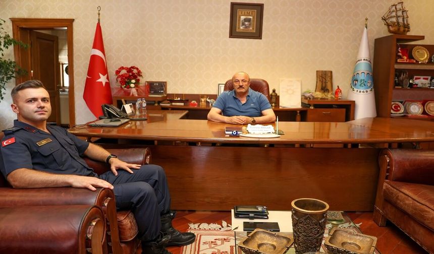 Taşköprü İlçe Jandarma Komutanından ziyaret