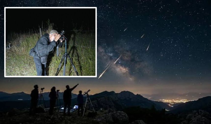 Kastamonu’da gökyüzü şöleni: Perseid Meteor Yağmuru büyüledi