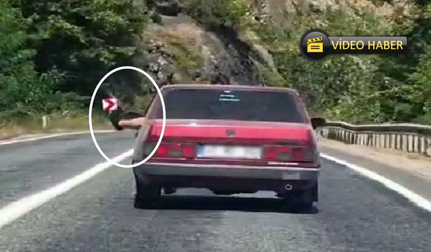 Böyle şoförlük mü olur? Kastamonu plakalı sürücü şaşkına çevirdi
