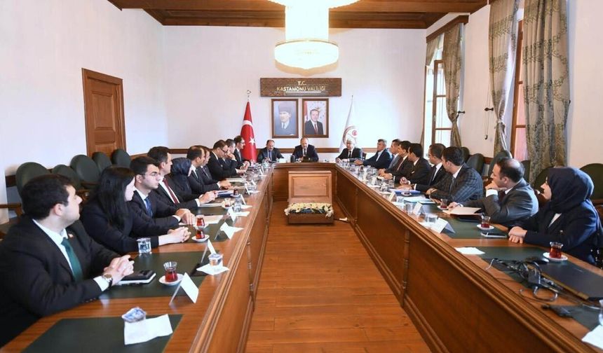 Kastamonu’da kritik toplantı: Güvenlik ve asayiş görüşüldü