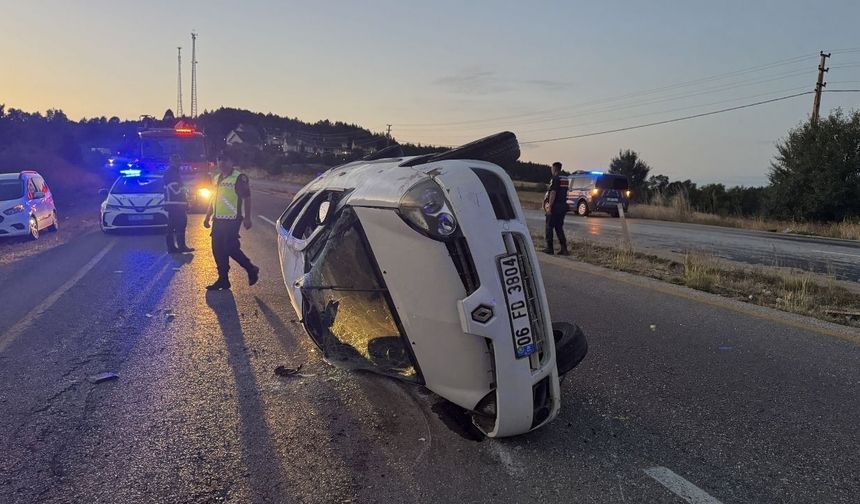 Kastamonu’da otomobil devrildi: 7 kişi yaralandı