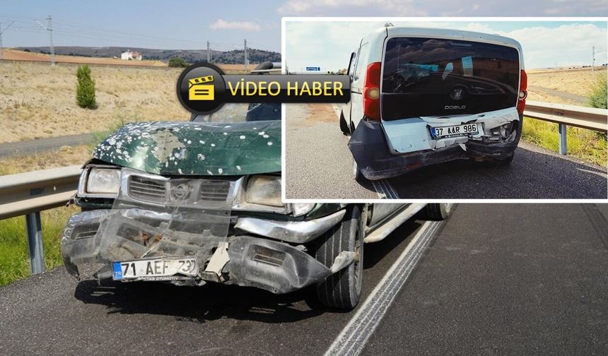 Kastamonu plakalı sürücü Kırıkkale’de kaza yaptı: Çok sayıda yaralı var