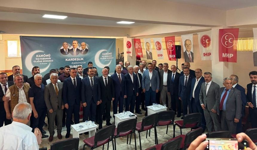 MHP Hanönü İlçe Kongresi yoğun katılımla gerçekleşti