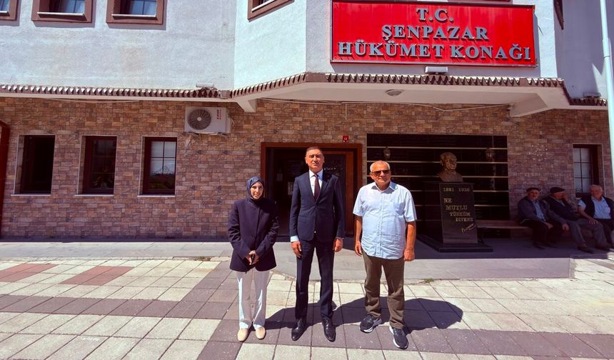 Şenpazar’a vefa ziyareti: Eski Kaymakam Ali Sakar yıllar sonra ilçede