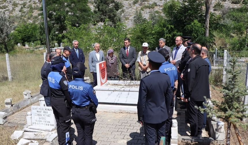 Kastamonu’da Şehit Polis Osman Mithat Akbaş dualarla anıldı