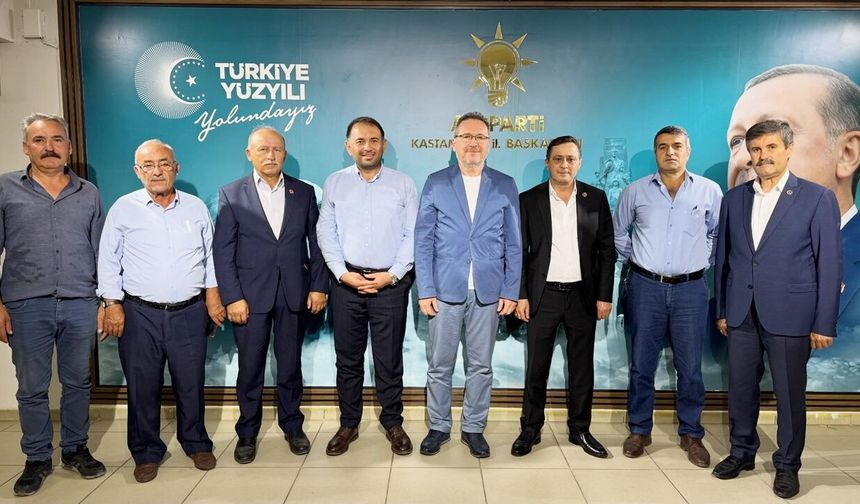 AK Parti Taşköprü’den Kastamonu İl Başkanlığına ziyaret