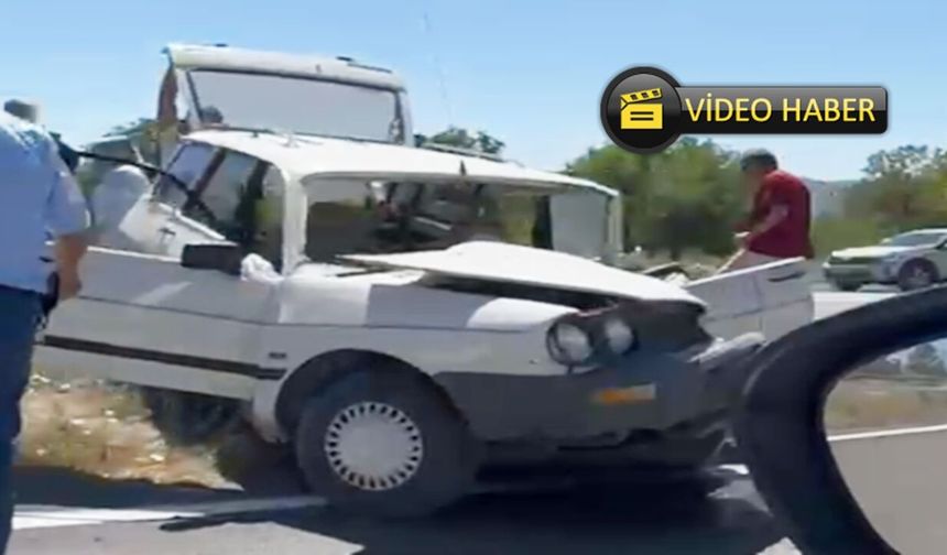 Taşköprü’de feci kaza: Ekipler bölgede