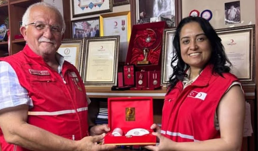 Taşköprü Kızılay’da duygulandıran veda ziyareti