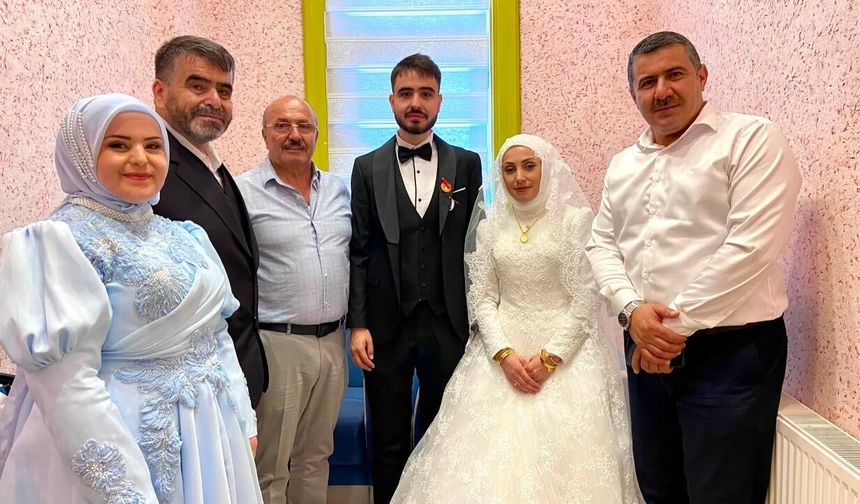 Taşköprü'de Ali Alperen ve Merve çiftinin mutlu günü