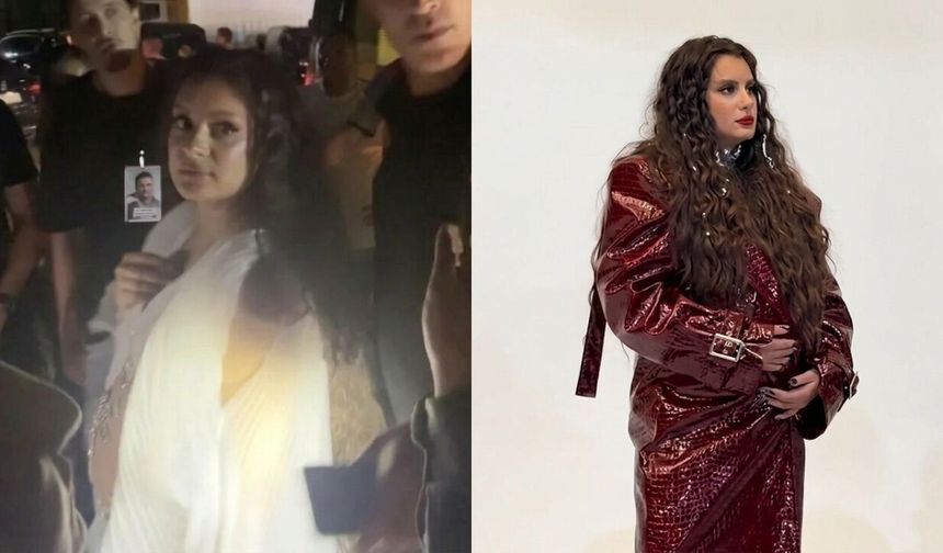 Taşköprü’de konseri iptal eden Atiye, klip çekiminde görüntülendi