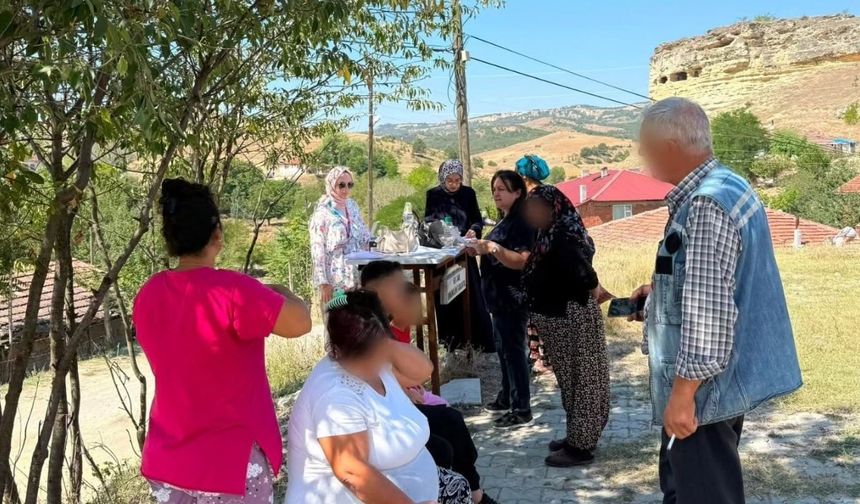 Taşköprü’de mobil kanser tarama aracı köylere ulaştı