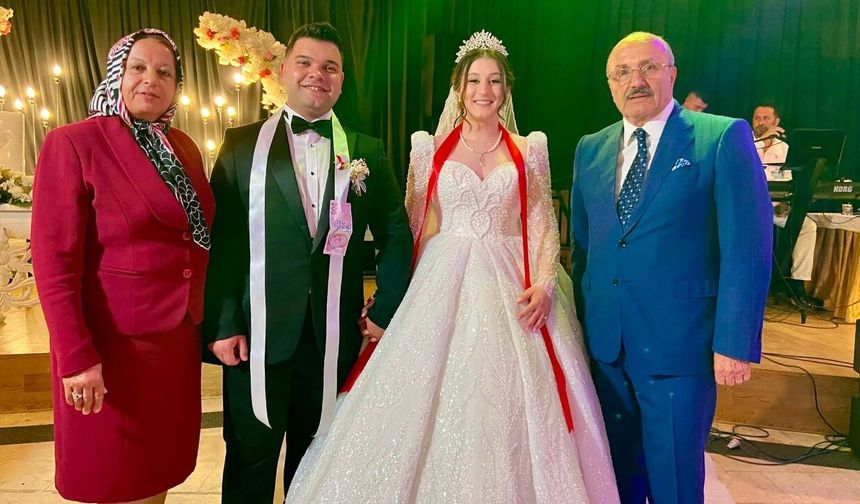 Taşköprü'de Taha ve Hediye'nin mutlu günü