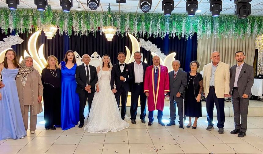 Taşköprülü çift mutluluğa 'evet' dedi: Mehmet Kenan ile Ayşe dünya evine girdi