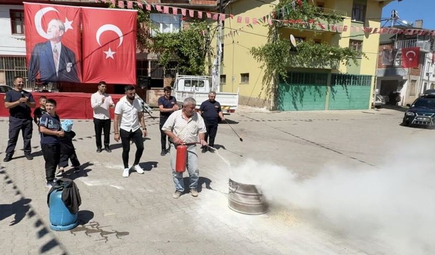 Kastamonu'da tek: Aşağıkayı Köyü kendi yangın müdahale sistemini kurdu