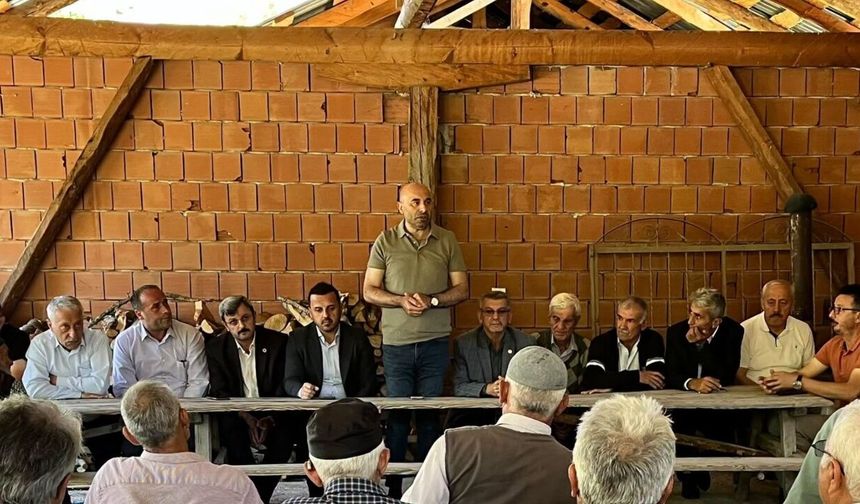 AK Parti Kastamonu teşkilatı köylerde vatandaşla buluştu