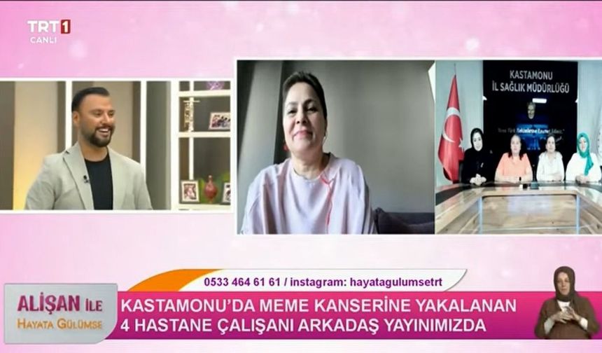 Kastamonu’da kanseri birlikte yenen dört arkadaş TRT 1’e konuk oldu