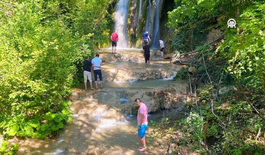 Kastamonu’nun saklı cenneti: Okçular Şelalesi ziyaretçilerini büyülüyor