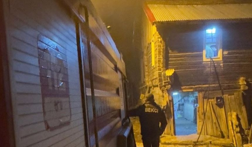 Azdavay’da alevler yükseldi, ekipler müdahale etti