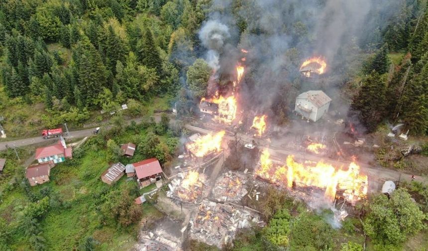 Kastamonu’da felaket: Havadan görüntülendi!