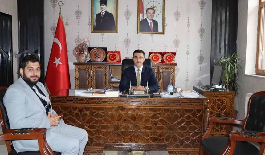 Küre’de yeni müftü göreve başladı: İlk ziyaret Kaymakamlığa
