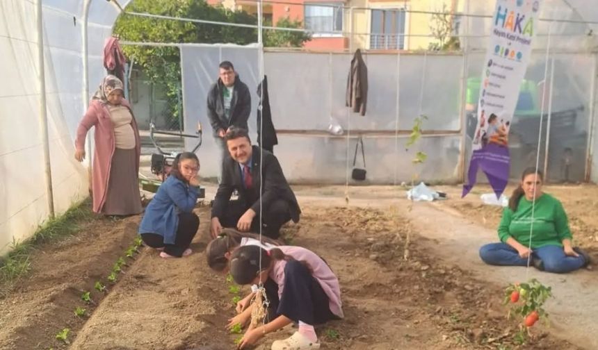 Taşköprü’de Hayata Katıl’ın yeni durağı sera oldu