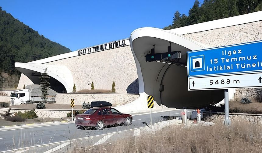 Ilgaz Tüneli’ni kullanacaklar dikkat: 8,5 saat kapanacak
