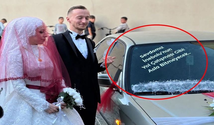 Kastamonu’da gelinle damat öyle bir şey yaptı ki herkes şaştı kaldı!