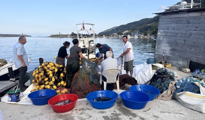 Karadeniz bu kez Kastamonulu balıkçıların yüzünü güldürdü