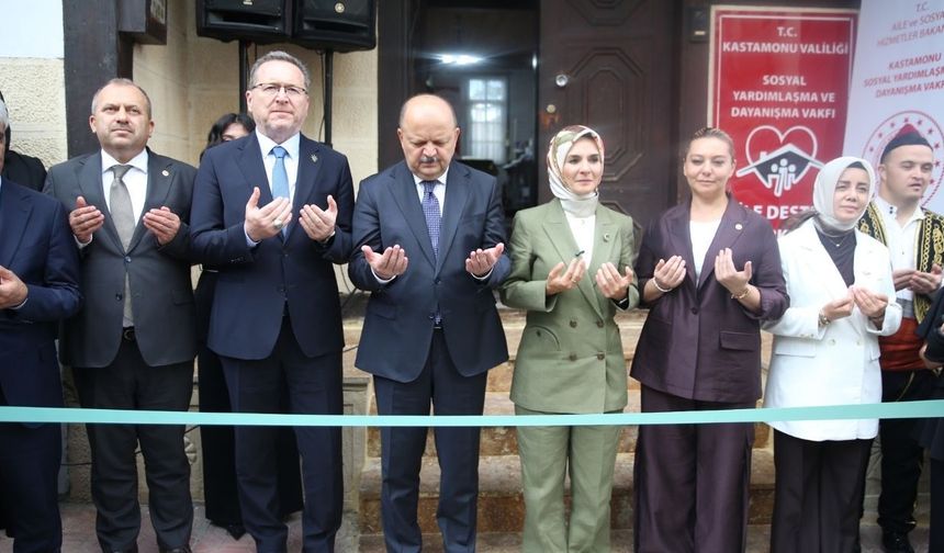 Bakan Göktaş kurdeleyi kesti: Kastamonu’da ADEM hizmete başladı