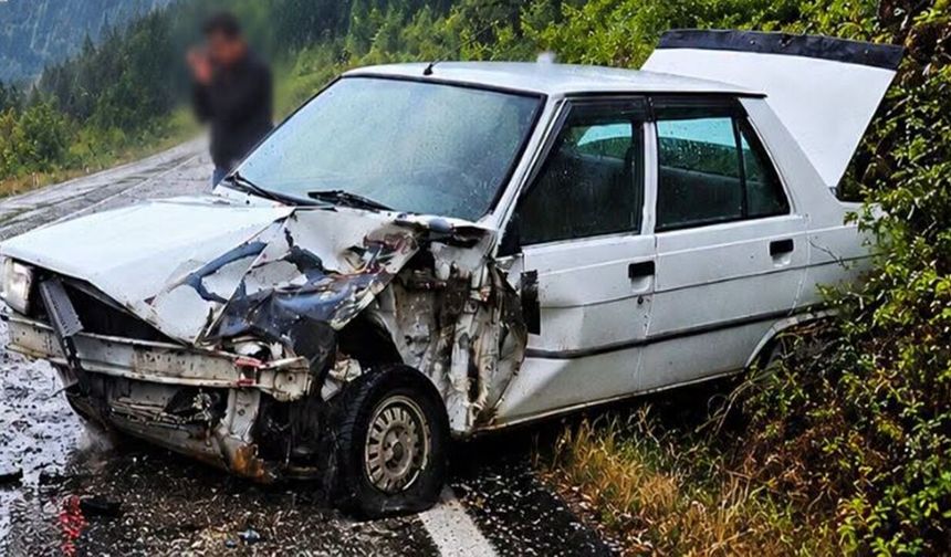 Kastamonu'da iki kaza: Sağanak yağış sonrası kazalar arttı