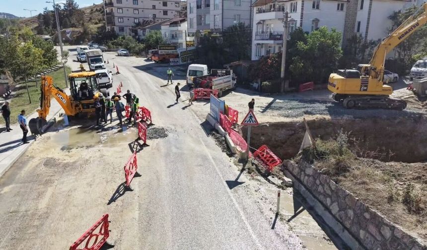 Kastamonu'da ana su borusu patladı: Mahalle susuz kalacak!