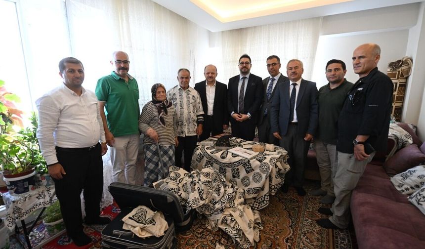 Kastamonu’da 55 yıllık sanat ustasına anlamlı ziyaret