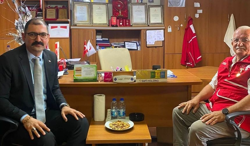 Kaymakam Demirdağ’dan Türk Kızılay Taşköprü Şubesine ziyaret