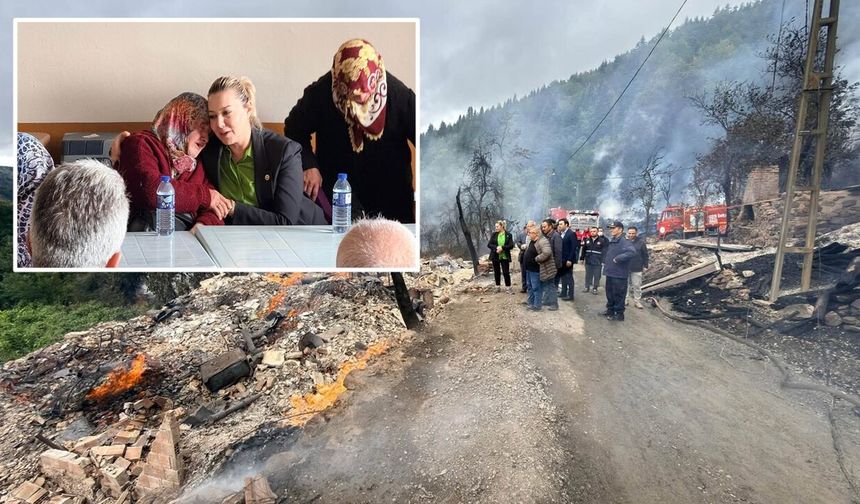Kastamonu Milletvekili Ekmekci, yangın bölgesinde: 'Devletimiz tüm imkanlarıyla sahada'